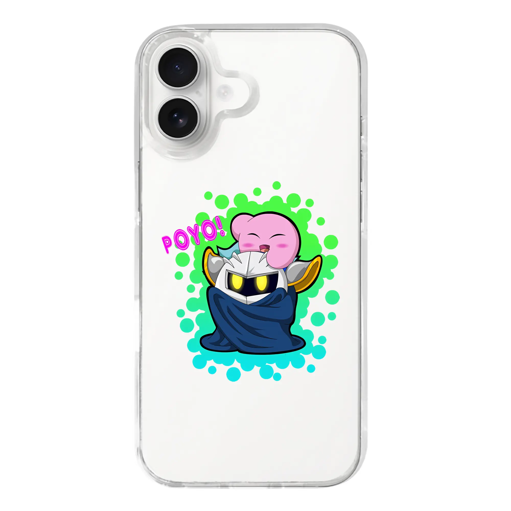 星のカービィ グッズ メタナイト - iPhone 17シリーズ 透明スマホケース – 薄型・耐衝撃・精密フィット保護カバー